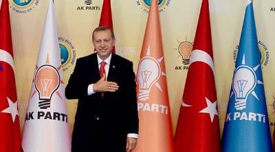 руководитель партии Справедливости и Развития Турции Эрдоган