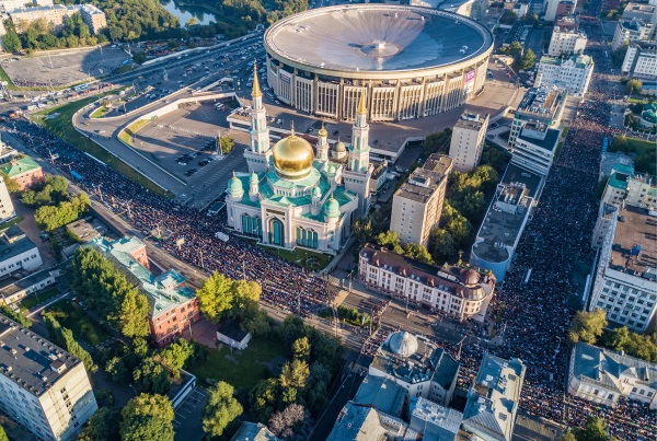 Соборная Мечеть Москвы на Ураза-Байрам