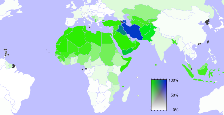Сколько мусульман в мире