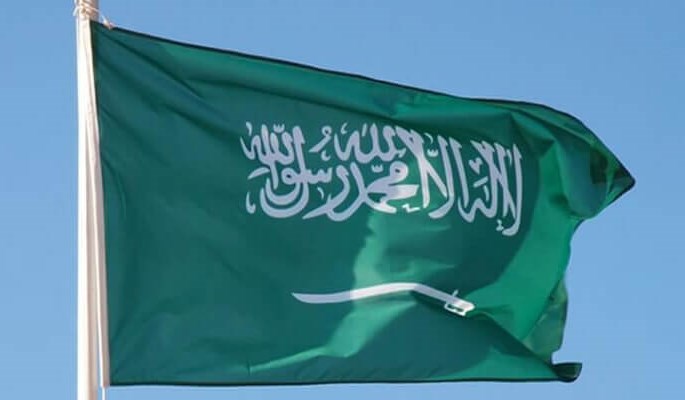 флаг Саудовской Аравии с шахадой