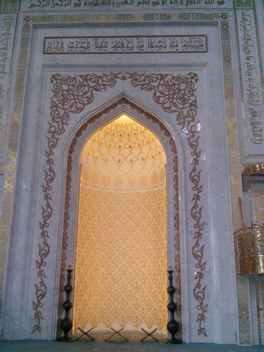 михраб в мечети Хазрет Султан Астана