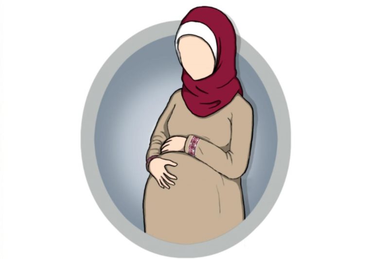 беременная мусульманка