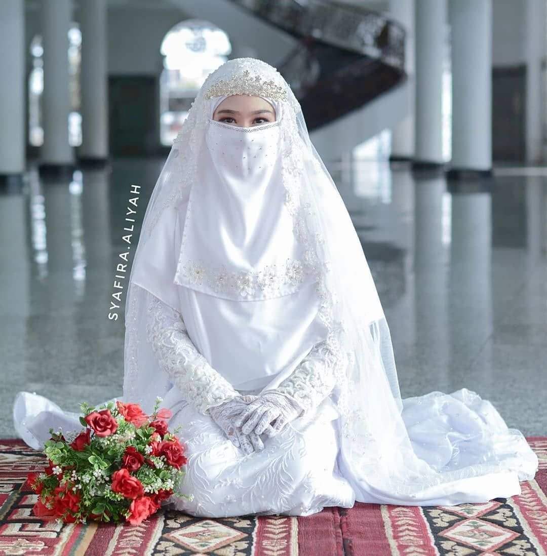 свадебное платье хиджаб