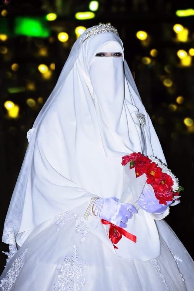 свадебное платье для мусульманки в хиджабе