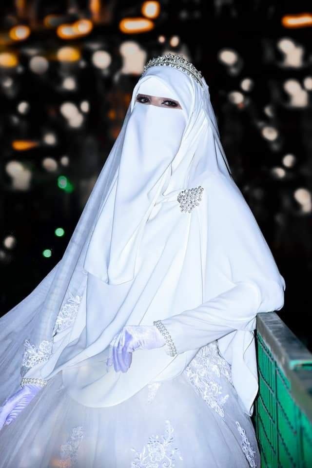 мусульманские свадебные хиджабы